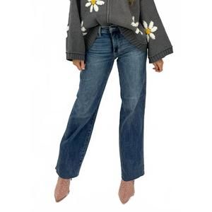 NEW JUDY BLUE tummy control straight leg jeans in blue